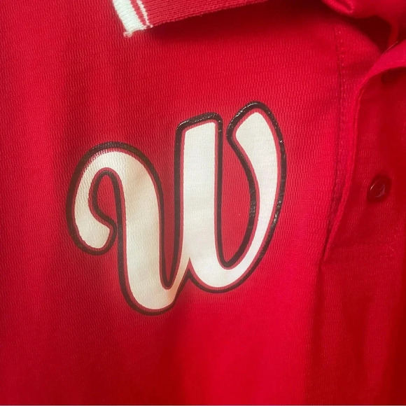 University of Wisconsin Badgets Vintage Teamwork Athletic Apparel Polo Size 2XL - Picture 3 of 7